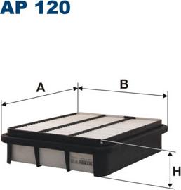 Filtron AP120 - Gaisa filtrs ps1.lv