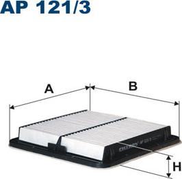 Filtron AP121/3 - Gaisa filtrs ps1.lv