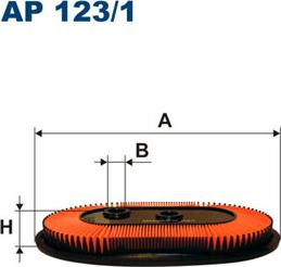 Filtron AP123/1 - Gaisa filtrs ps1.lv