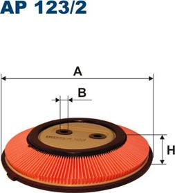 Filtron AP123/2 - Gaisa filtrs ps1.lv