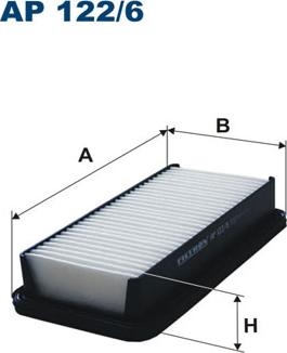 Filtron AP122/6 - Gaisa filtrs ps1.lv