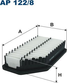 Filtron AP122/8 - Gaisa filtrs ps1.lv