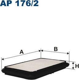 Filtron AP176/2 - Gaisa filtrs ps1.lv