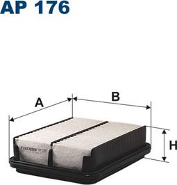 Filtron AP176 - Gaisa filtrs ps1.lv