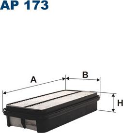 Filtron AP173 - Gaisa filtrs ps1.lv