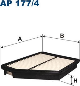 Filtron AP177/4 - Gaisa filtrs ps1.lv