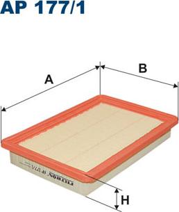 Filtron AP177/1 - Gaisa filtrs ps1.lv