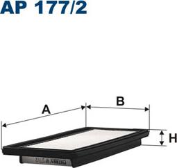 Filtron AP177/2 - Gaisa filtrs ps1.lv