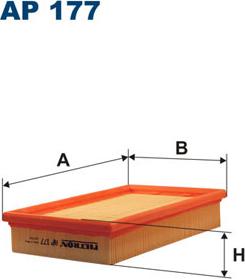 Filtron AP177 - Gaisa filtrs ps1.lv