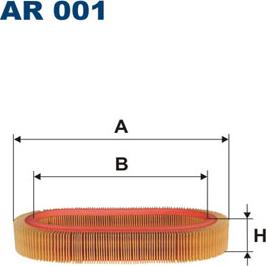 Filtron AR001 - Gaisa filtrs ps1.lv