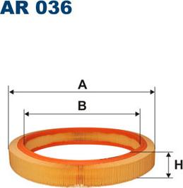 Filtron AR036 - Gaisa filtrs ps1.lv