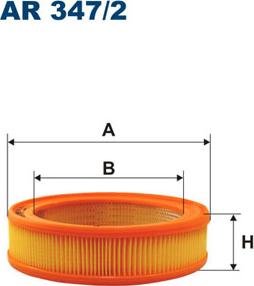 Filtron AR347/2 - Gaisa filtrs ps1.lv