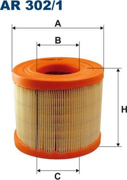 Filtron AR302/1 - Gaisa filtrs ps1.lv