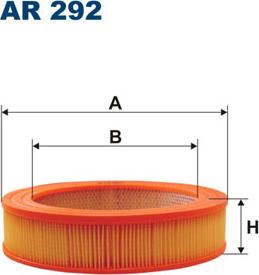 Filtron AR292 - Gaisa filtrs ps1.lv