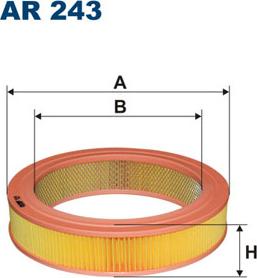 Filtron AR243 - Gaisa filtrs ps1.lv