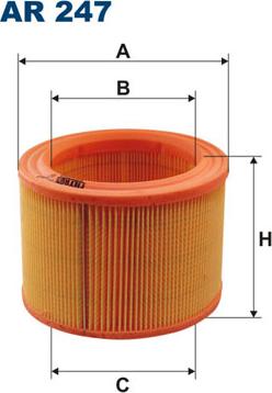 Filtron AR247 - Gaisa filtrs ps1.lv