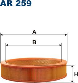 Filtron AR259 - Gaisa filtrs ps1.lv