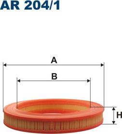 Filtron AR204/1 - Gaisa filtrs ps1.lv