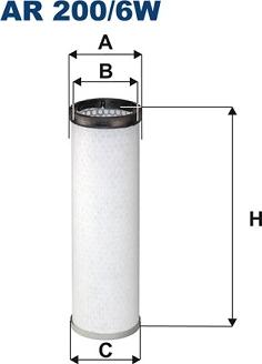Filtron AR200/6W - Sekundārā gaisa filtrs ps1.lv