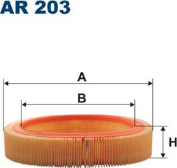 Filtron AR203 - Gaisa filtrs ps1.lv