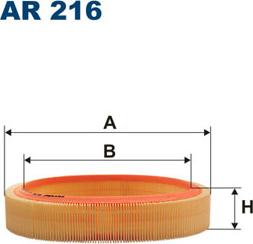 Filtron AR216 - Gaisa filtrs ps1.lv