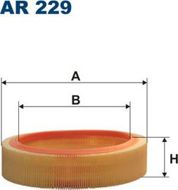 Filtron AR229 - Gaisa filtrs ps1.lv