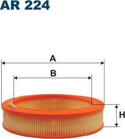 Filtron AR224 - Gaisa filtrs ps1.lv