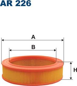 Filtron AR226 - Gaisa filtrs ps1.lv