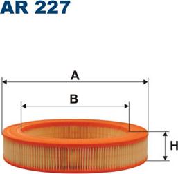 Filtron AR227 - Gaisa filtrs ps1.lv