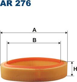 Filtron AR276 - Gaisa filtrs ps1.lv