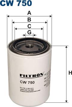 Filtron CW750 - Dzesēšanas šķidruma filtrs ps1.lv