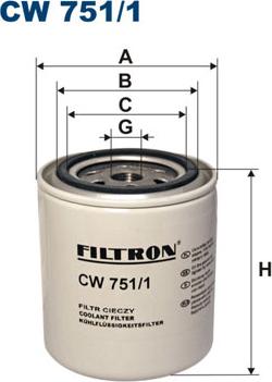 Filtron CW751/1 - Dzesēšanas šķidruma filtrs ps1.lv