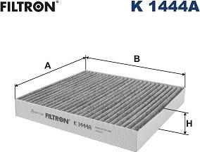 Filtron K 1444A - Filtrs, Salona telpas gaiss ps1.lv