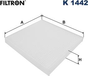 Filtron K 1442 - Filtrs, Salona telpas gaiss ps1.lv