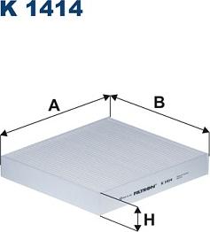 Filtron K 1414 - Filtrs, Salona telpas gaiss ps1.lv