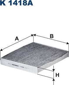 Filtron K 1418A - Filtrs, Salona telpas gaiss ps1.lv