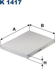 Filtron K 1417 - Filtrs, Salona telpas gaiss ps1.lv