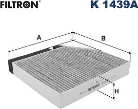 Filtron K 1439A - Filtrs, Salona telpas gaiss ps1.lv