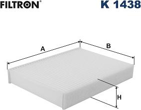 Filtron K 1438 - Filtrs, Salona telpas gaiss ps1.lv