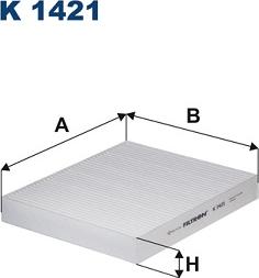 Filtron K 1421 - Filtrs, Salona telpas gaiss ps1.lv