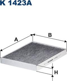 Filtron K 1423A - Filtrs, Salona telpas gaiss ps1.lv