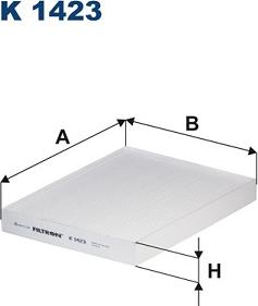 Filtron K 1423 - Filtrs, Salona telpas gaiss ps1.lv