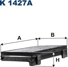 Filtron K 1427A - Filtrs, Salona telpas gaiss ps1.lv