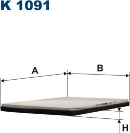 Filtron K1091 - Filtrs, Salona telpas gaiss ps1.lv