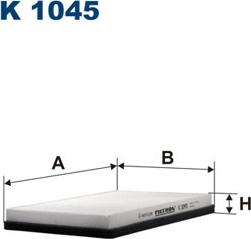 Filtron K1045 - Filtrs, Salona telpas gaiss ps1.lv