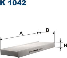 Filtron K1042 - Filtrs, Salona telpas gaiss ps1.lv