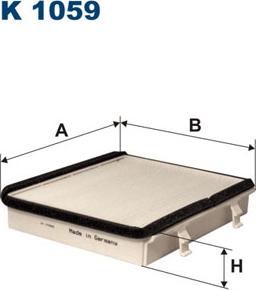 Filtron K1059 - Filtrs, Salona telpas gaiss ps1.lv