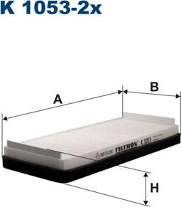 Filtron K1053-2x - Filtrs, Salona telpas gaiss ps1.lv