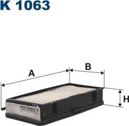 Filtron K1063 - Filtrs, Salona telpas gaiss ps1.lv