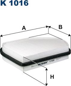 Filtron K1016 - Filtrs, Salona telpas gaiss ps1.lv